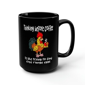 Funny Chicken Coffee Mug: Bunny Slippers, Barnyard Animal Gift