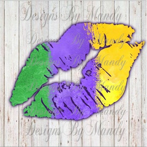 Mardi Gras Lips PNG, Mardi Gras Sublimation Designs, Mardi Gras PNG, Sublimation Designs Downloads, Digital Download, PNG