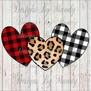 Buffalo Plaid Hearts PNG File, Valentine&#39;s Day PNG, Valentine&#39;s Day Sublimation Download, Sublimation Designs Downloads, Valentine&#39;s Day