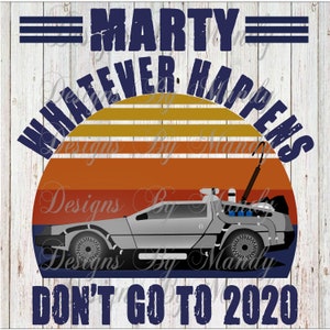 Back to the Future PNG, Back to the Future Sublimation, 2020 PNG, 2020 Sublimation Designs, Sublimation Designs Downloads, Instant Download