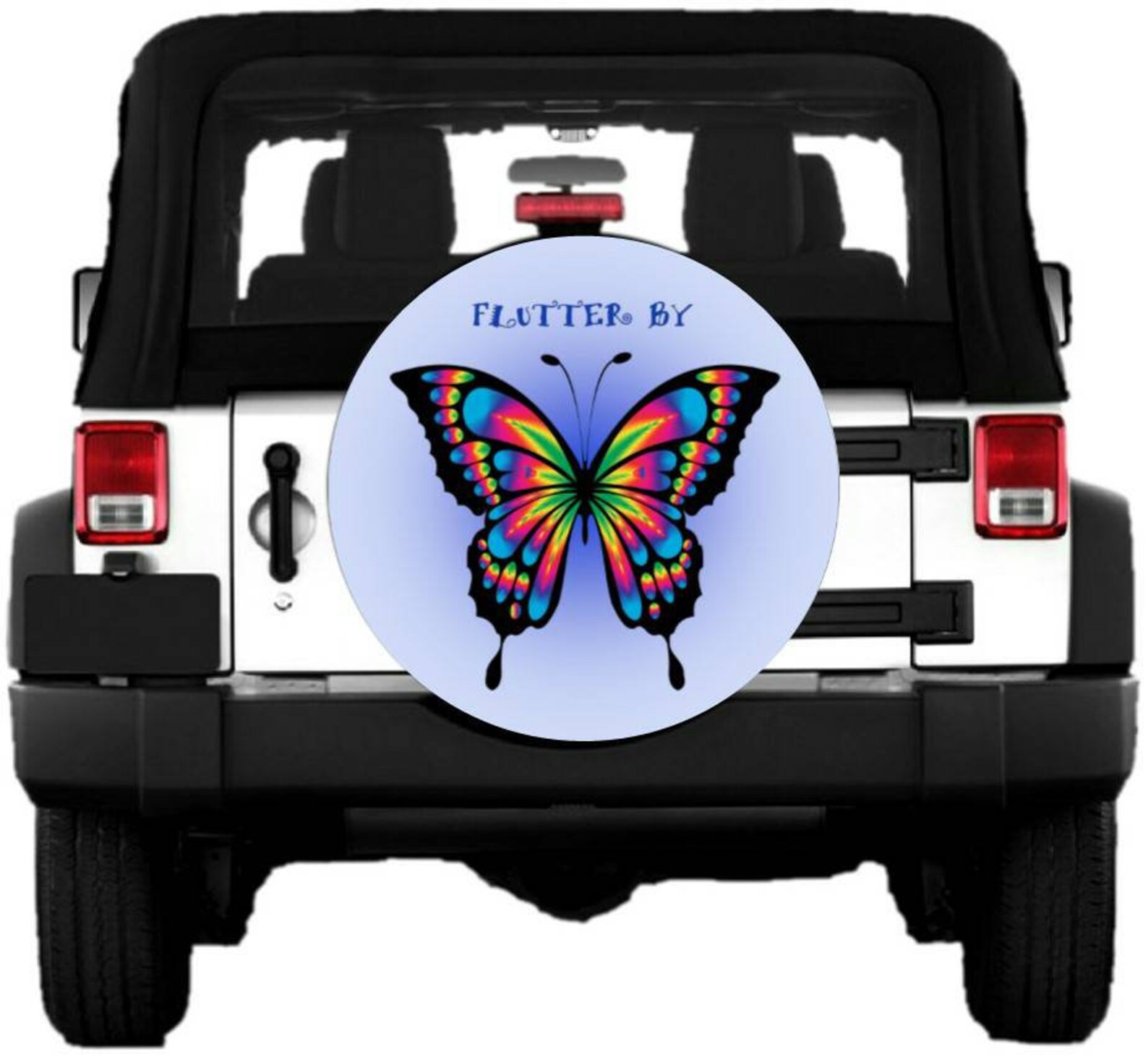 Butterfly spare tire covers for jeep wranglers RVs and motor Etsy