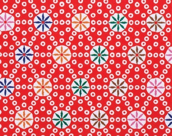 Origami Paper, Japanese Pattern, Circle Flowers Pattern, Craft Folding, 15x15 cm (6x6") #38