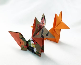 Origami Fox Etsy