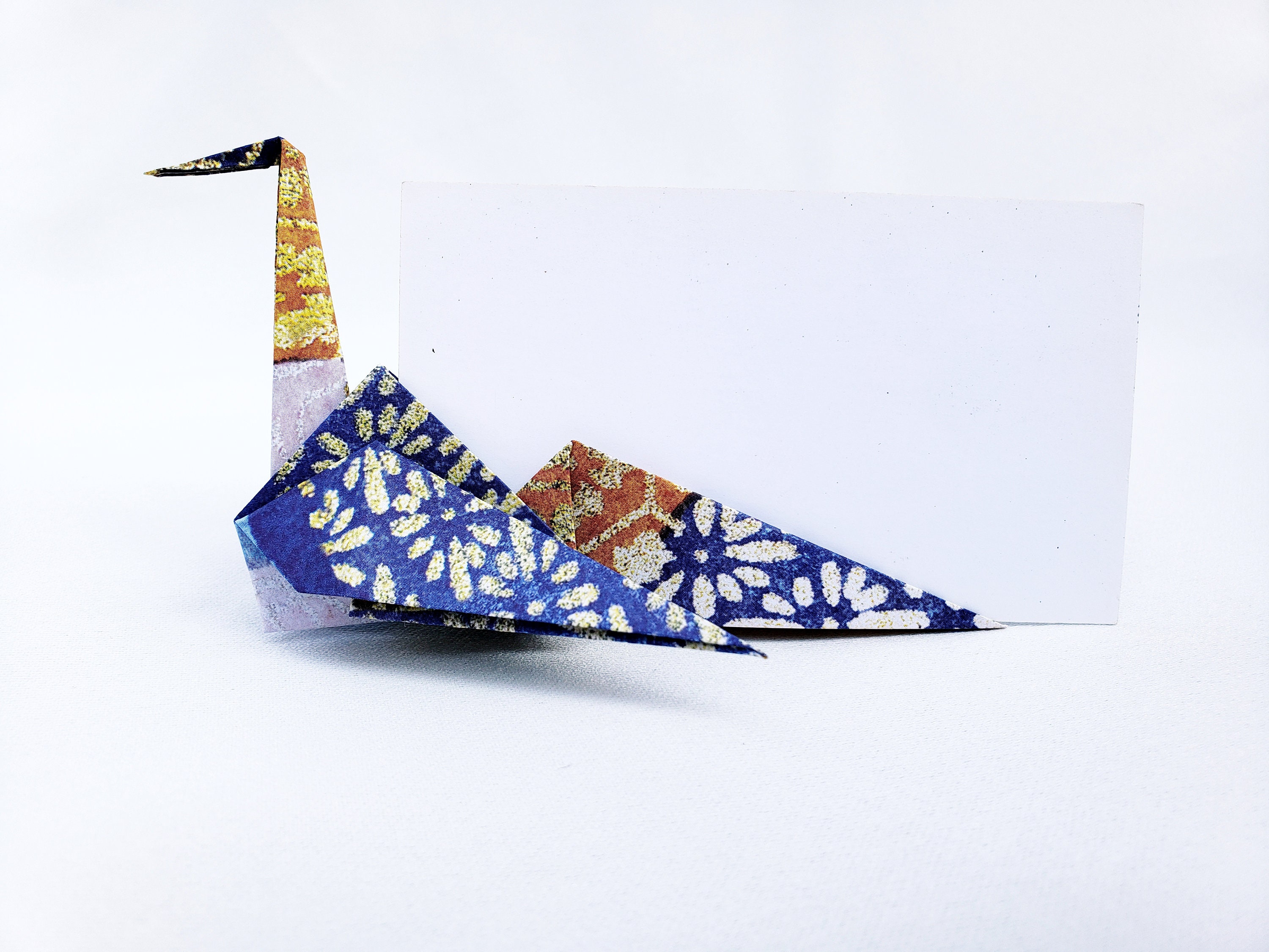 Origami Crane Holder for Place Card Name Card Table Number Etsy