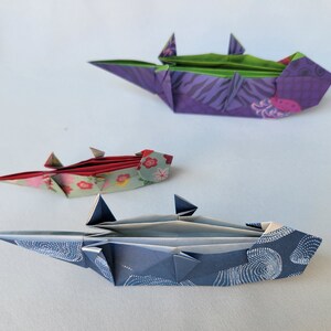 Origami Sea Otter, Origami Animal, Otter Family, Sea Animal Decoration ...