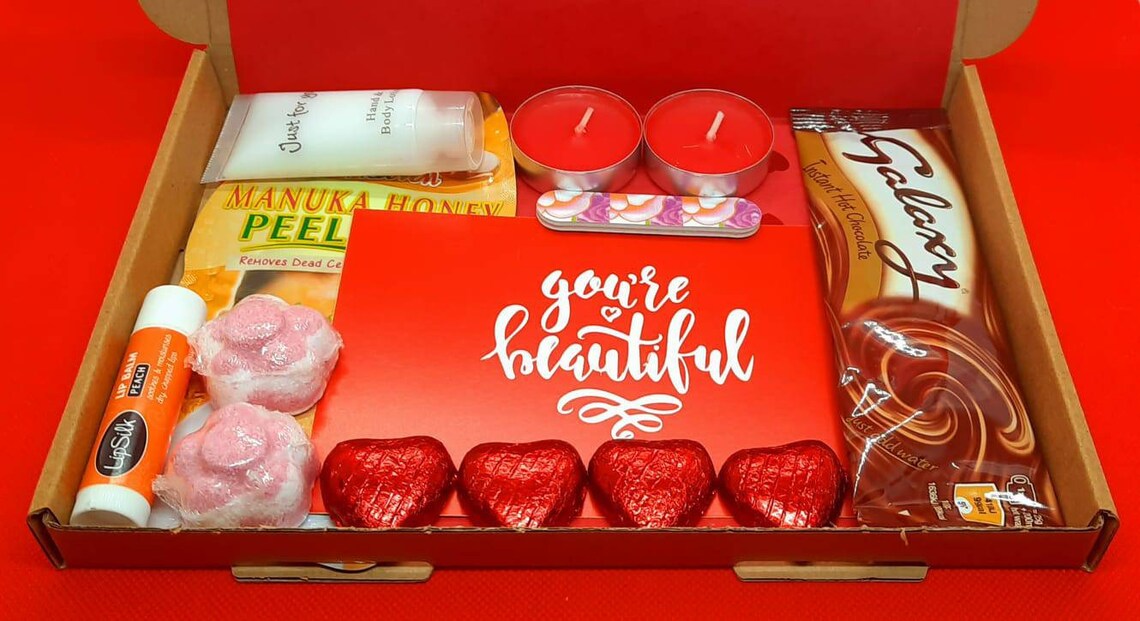 Valentines Pamper Box Valentines Letterbox Gift Thinking