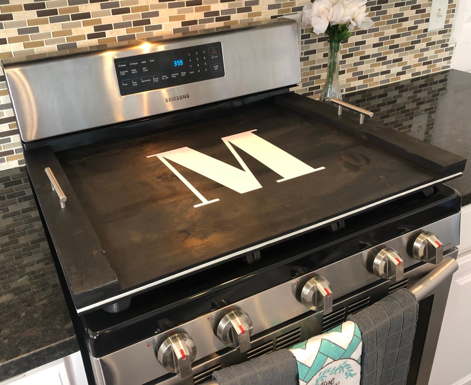 Engraved Personalized Noodle Board For Gas/Electric stove Etsy