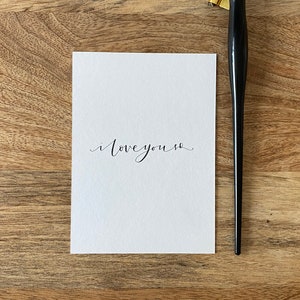 Ti amo così tanto / Biglietto scritto a mano
