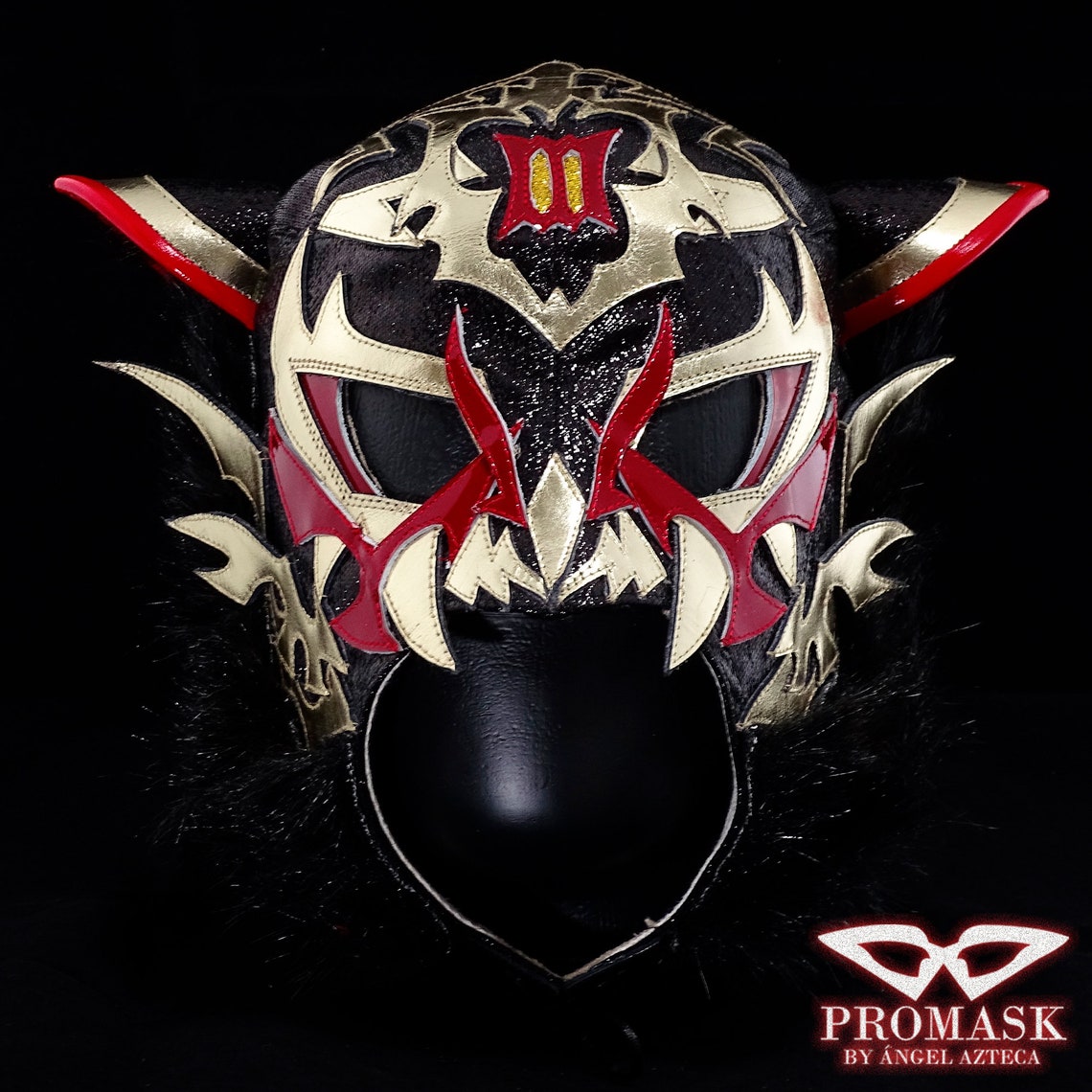 Black Tiger III Type 3 Mask Original Wrestling Etsy
