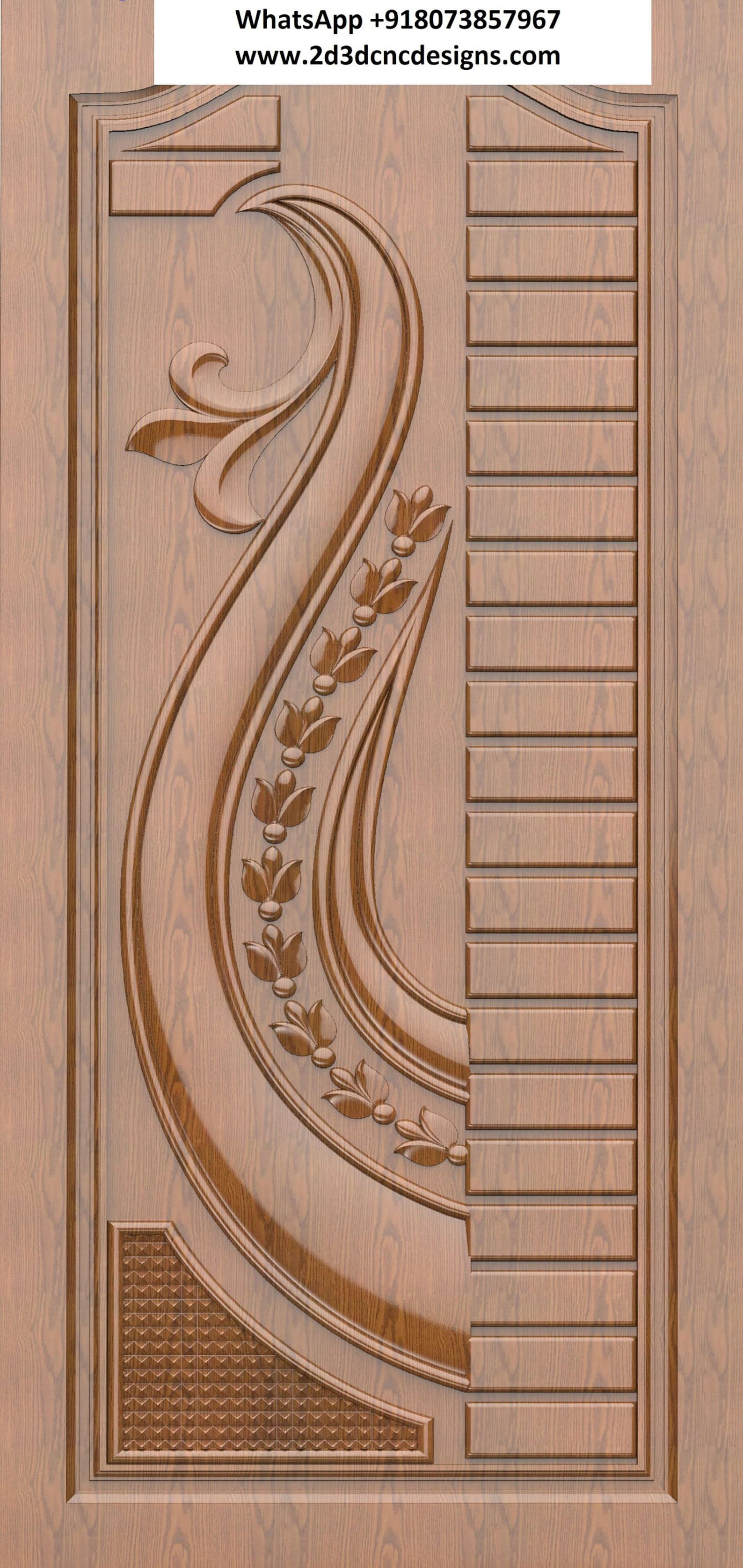 65 Modern CNC Door 3D Designs STL and RLF Models for Cnc Router Wood