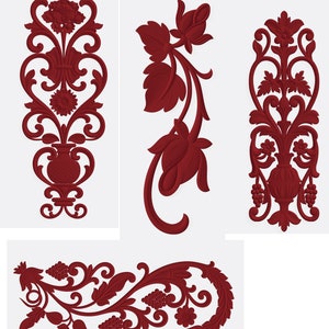 45+ 3D STL Models Flowers and Floral Flower Vines for CNC Router Aspire Artcam 3D Printer Engraver Carving Milling 3D Design