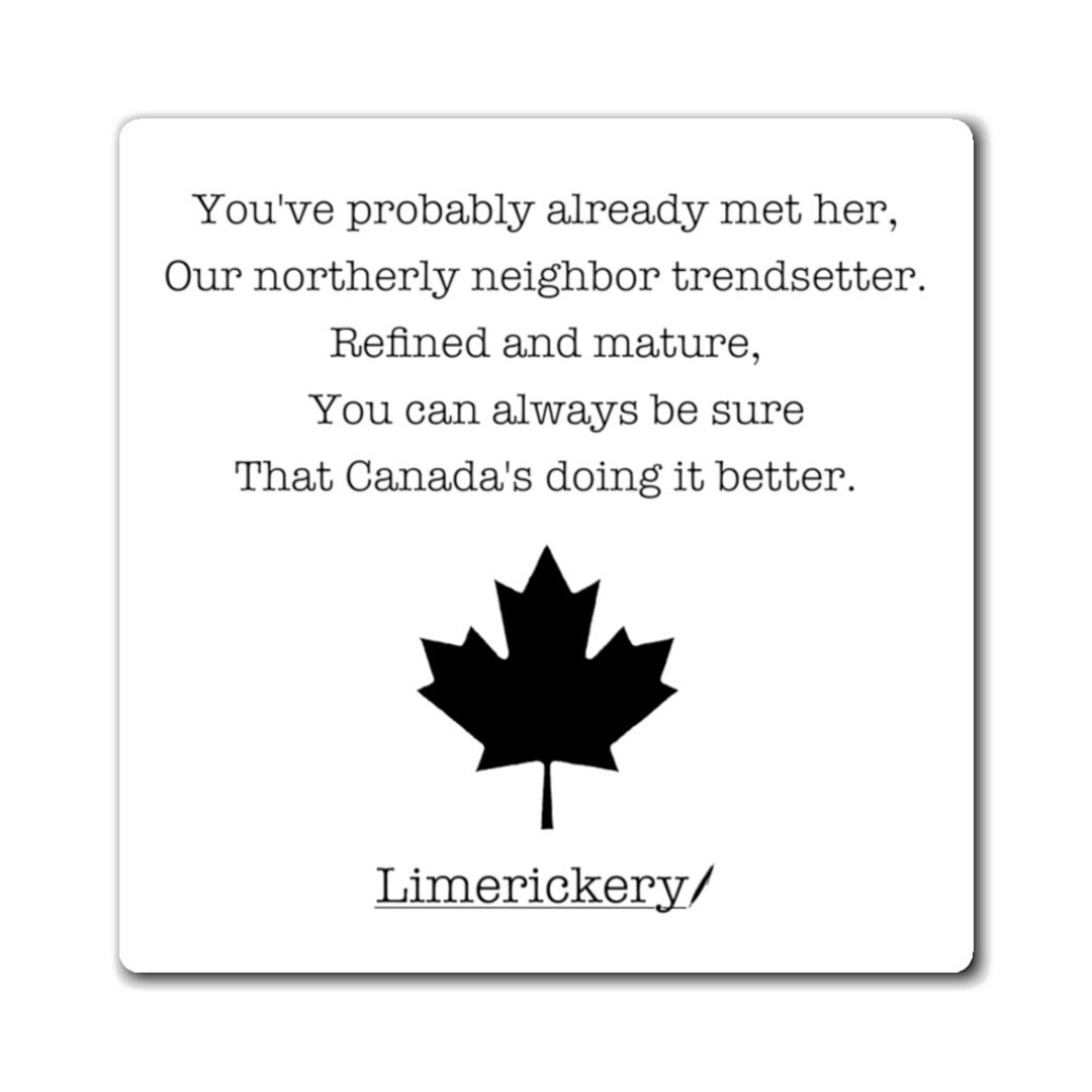 Fridge Canada Limerick Etsy