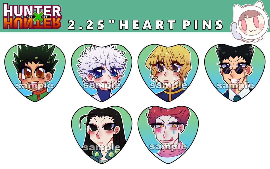HH Heart Pins - Etsy