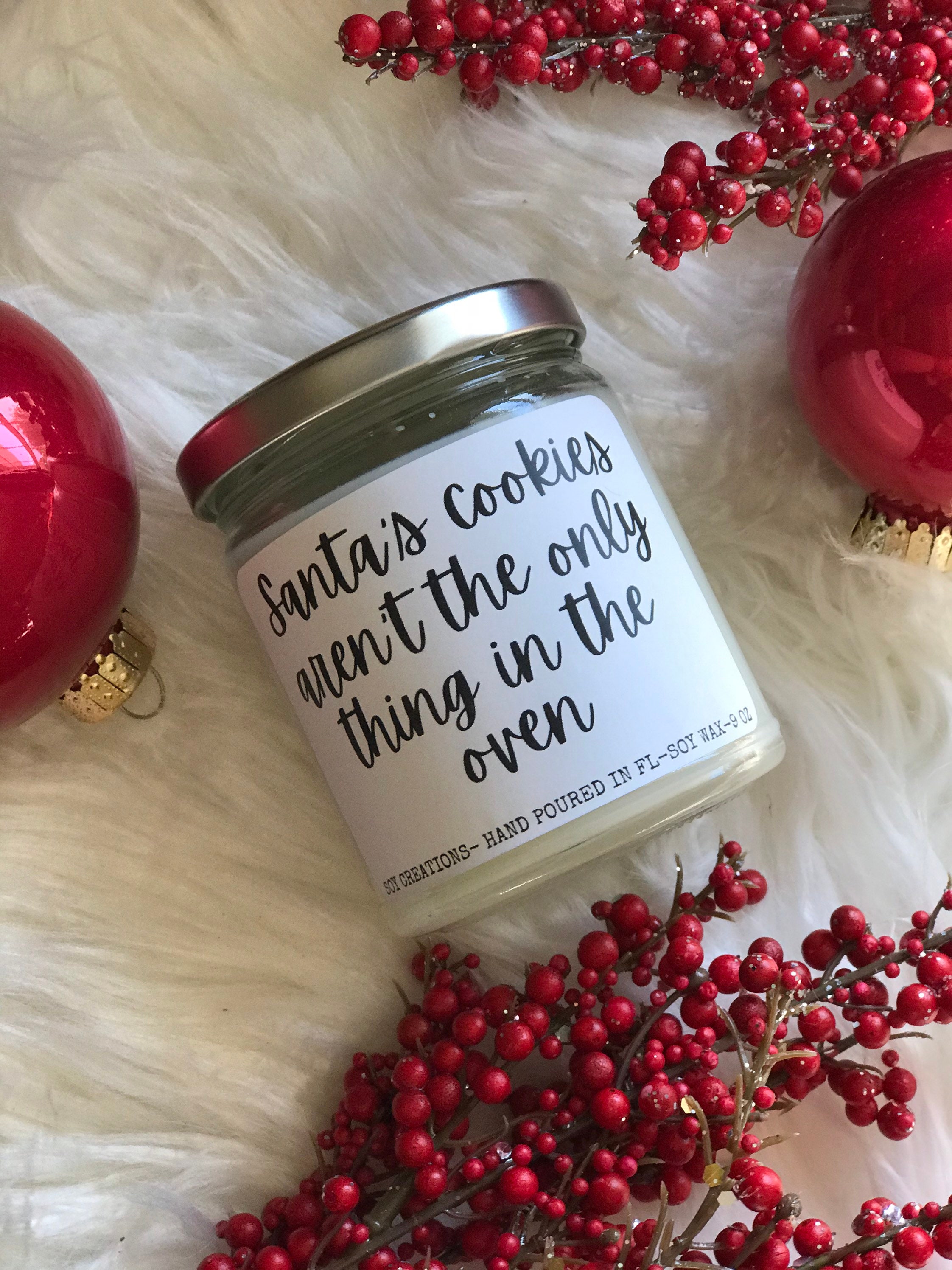 Christmas Candle/Funny Candles/Pregnancy Announcement Etsy