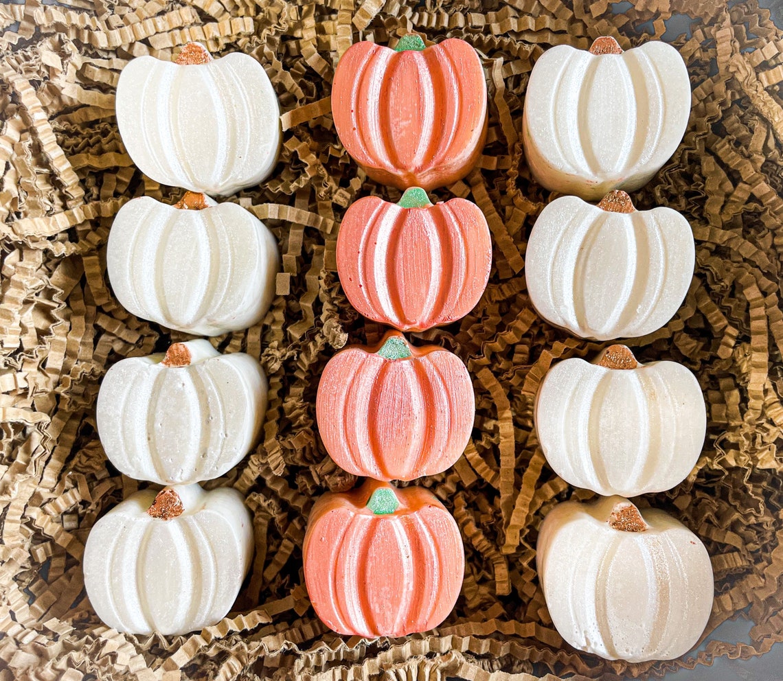 Pumpkin Wax Meltswax Meltsfall Decorpumpkin Seasonsoy Wax Etsy