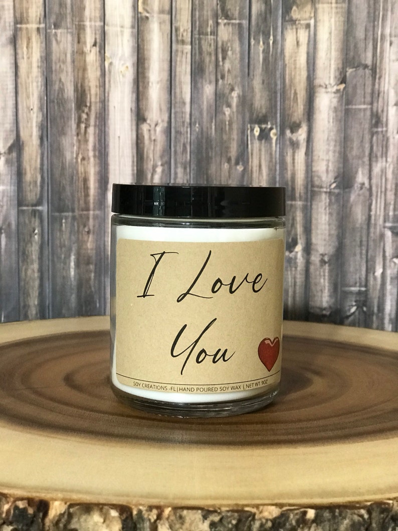 I Love You Candle|Valentines Day Candle|Valentines Day Gift|Soy Candles|Valentines Day|Candle For Him|Candle For Her|Birthday Gift|