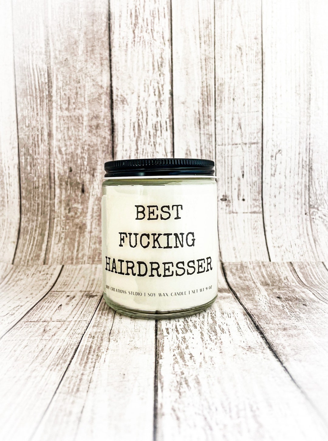 Best Hairdresser Candle/gift for Hair Stylist/funny Candles/candle for Hairdresser/gag Gift