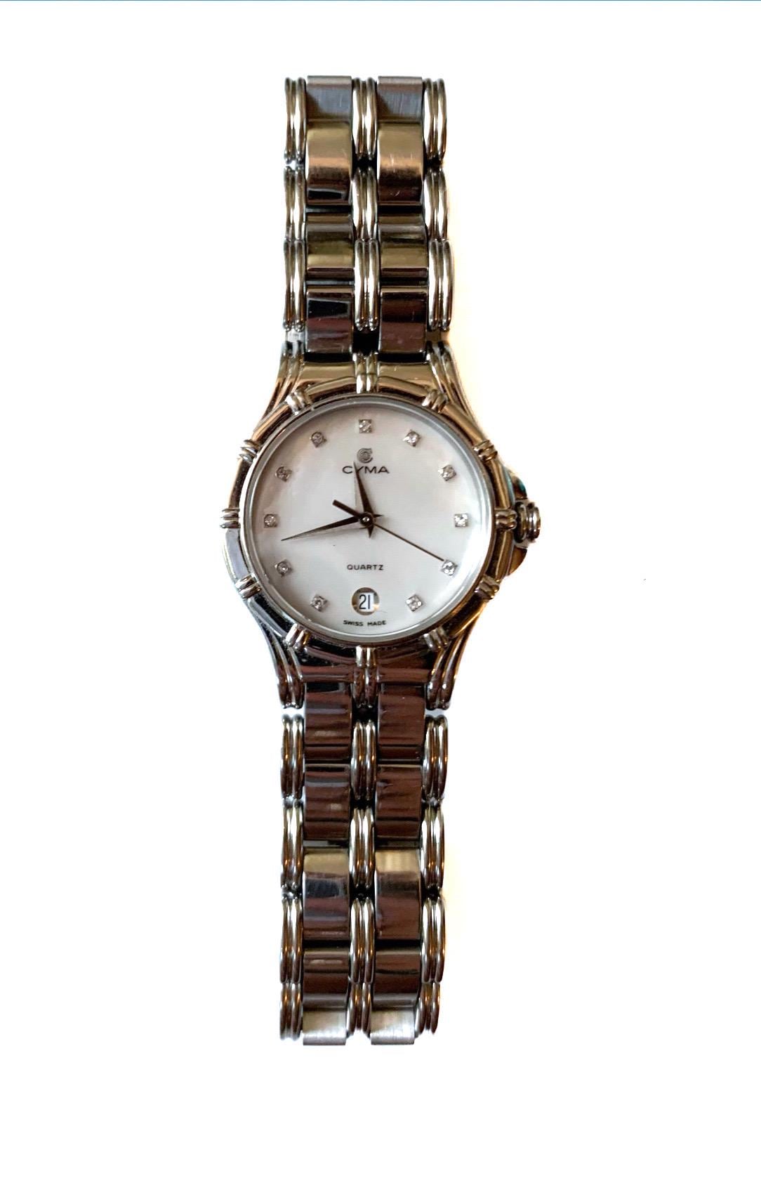 ladies cyma silver watch Cyma Ladies main image 2