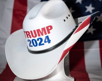 Trump 2024 Cowboy Hat (Free Shipping!!!)(Limited)