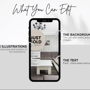 30 Just Sold Social Media Stories, Realtor Instagram Story Templates ...