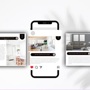 30 inlägg om fastigheter med frågor och svar på sociala medier, inlägg om fastigheter med frågor och svar på Instagram, fastighetsmarknadsföring, frågor och svar om mäklare, bild 5