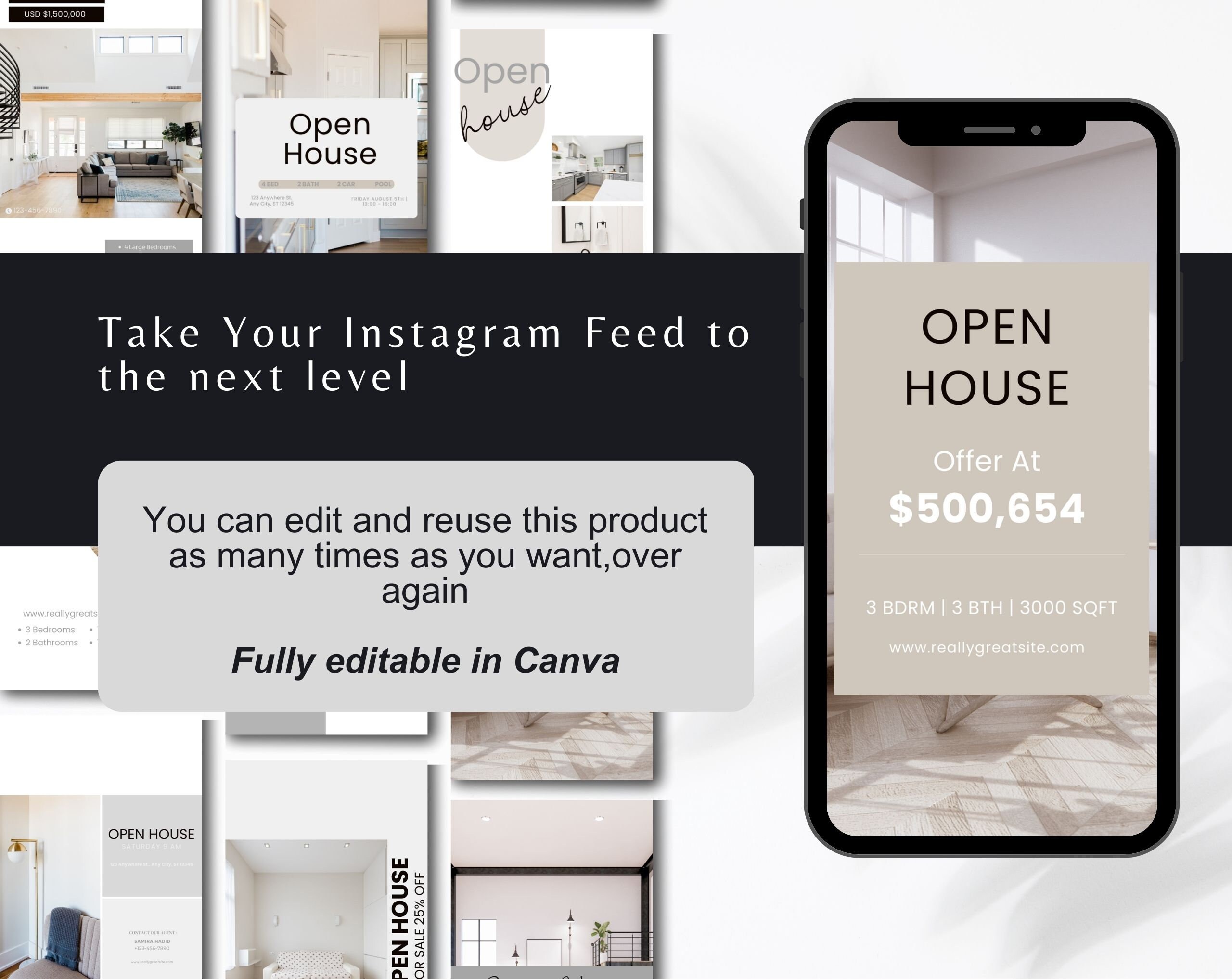 30 Open House Real Estate Instagram Stories, Real Estate Social Media ...