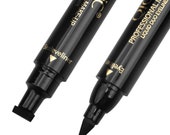 2 pens 2 in 1 Winged Stamp Eyeliner Waterproof Cosmetic Liquid Pencil Makeup