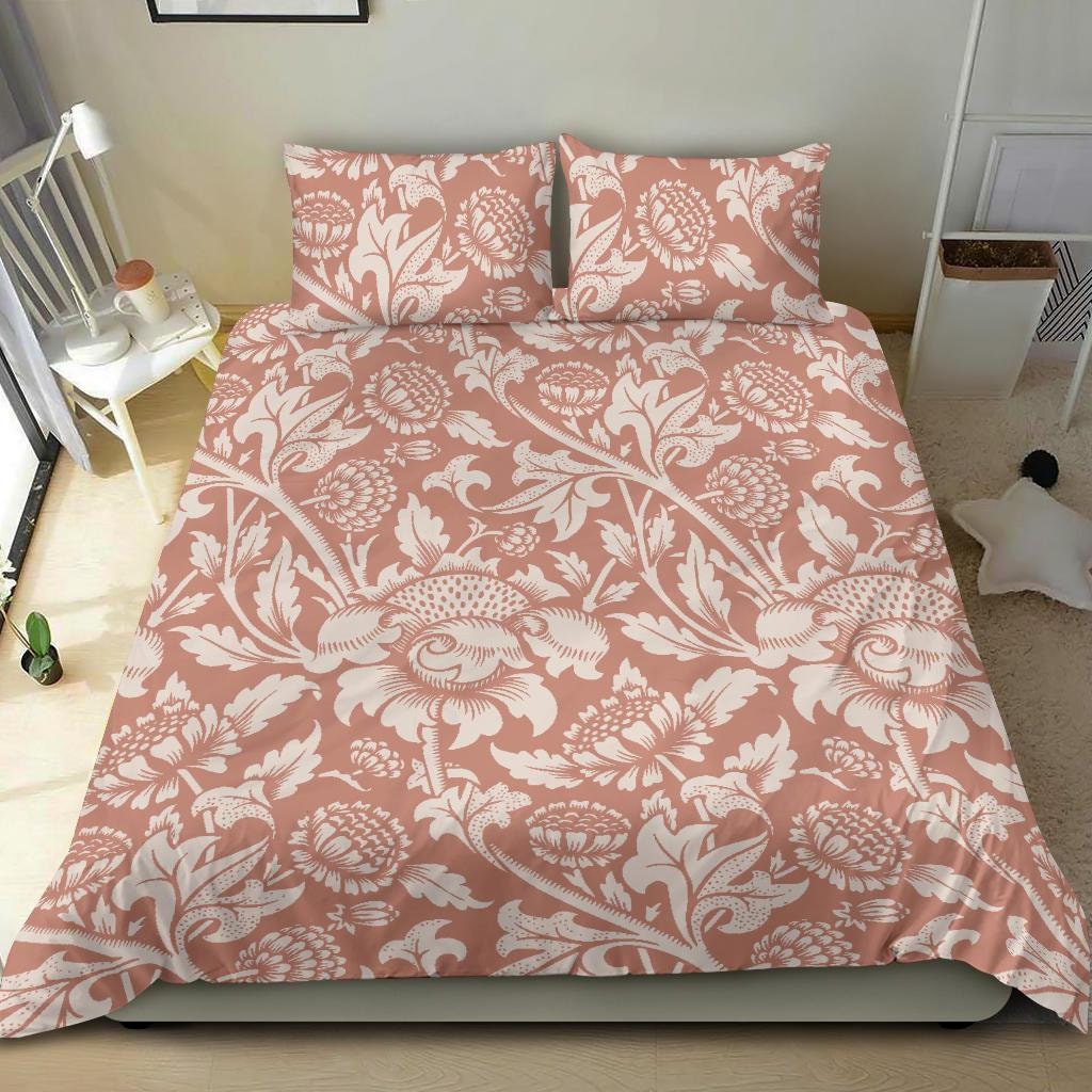 Hübsches Dekoratives Bettwäsche Set rosa Vintage Blumen | Etsy