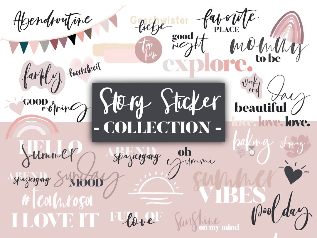 Story Sticker Bestseller Bundle Package | Accessories for Your ...