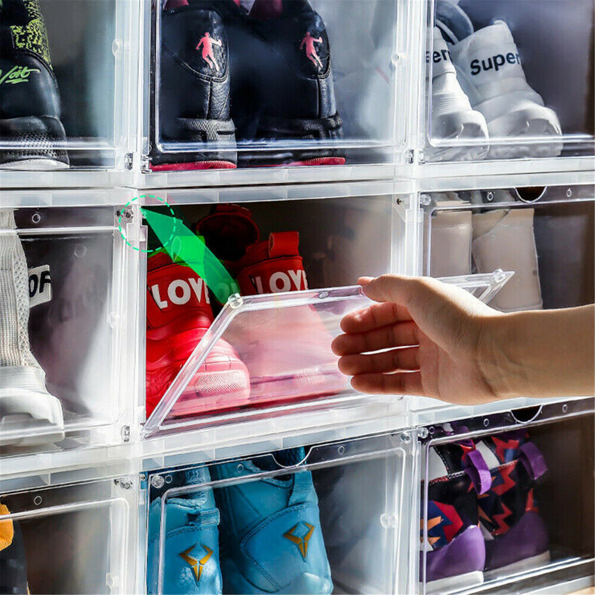 4/8x plegable Zapato Caja de Zapatos Almacenamiento Magnético | Etsy