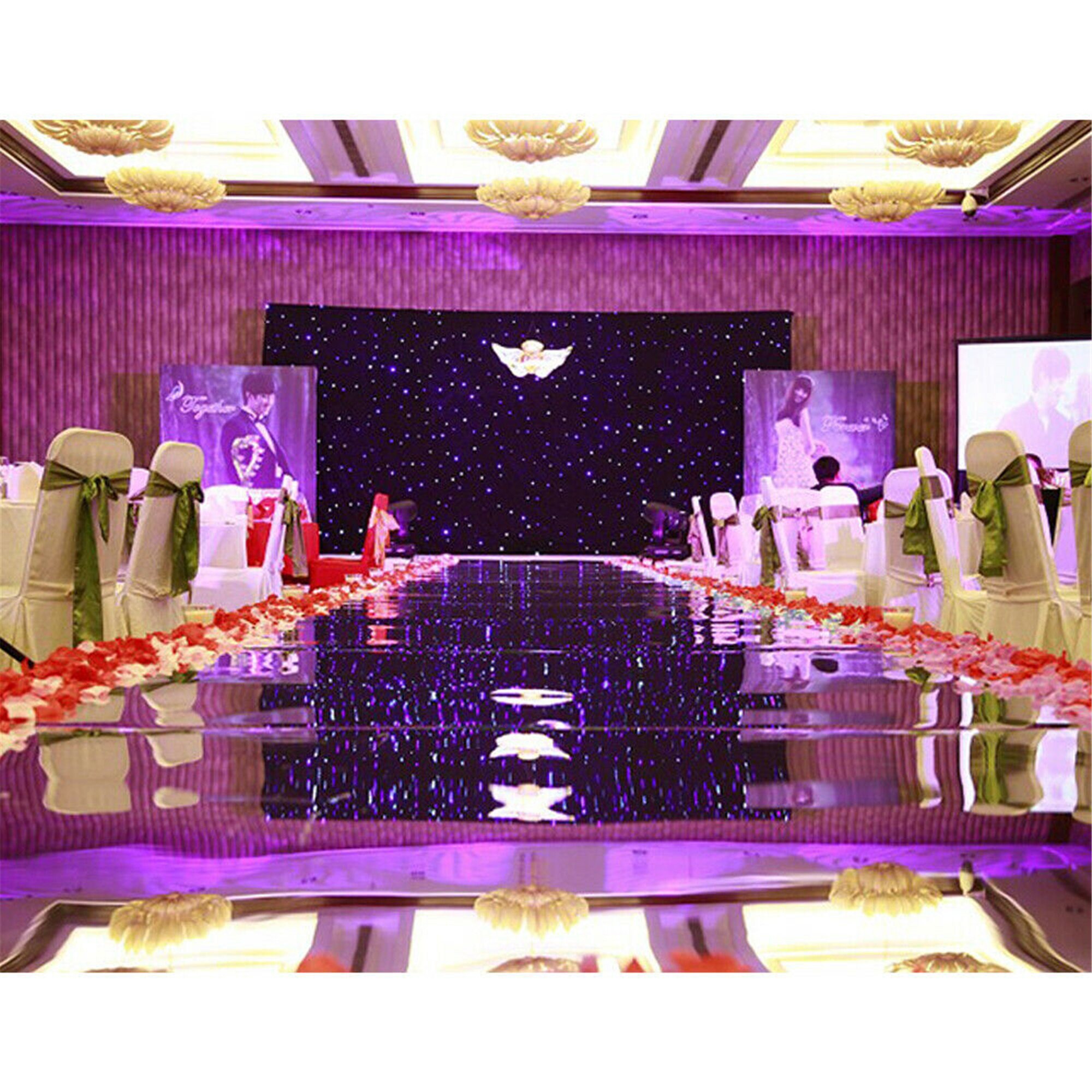 33/66 ft x 3.3 ft Wedding Mirror Aisle Runner Noslip Floor Etsy