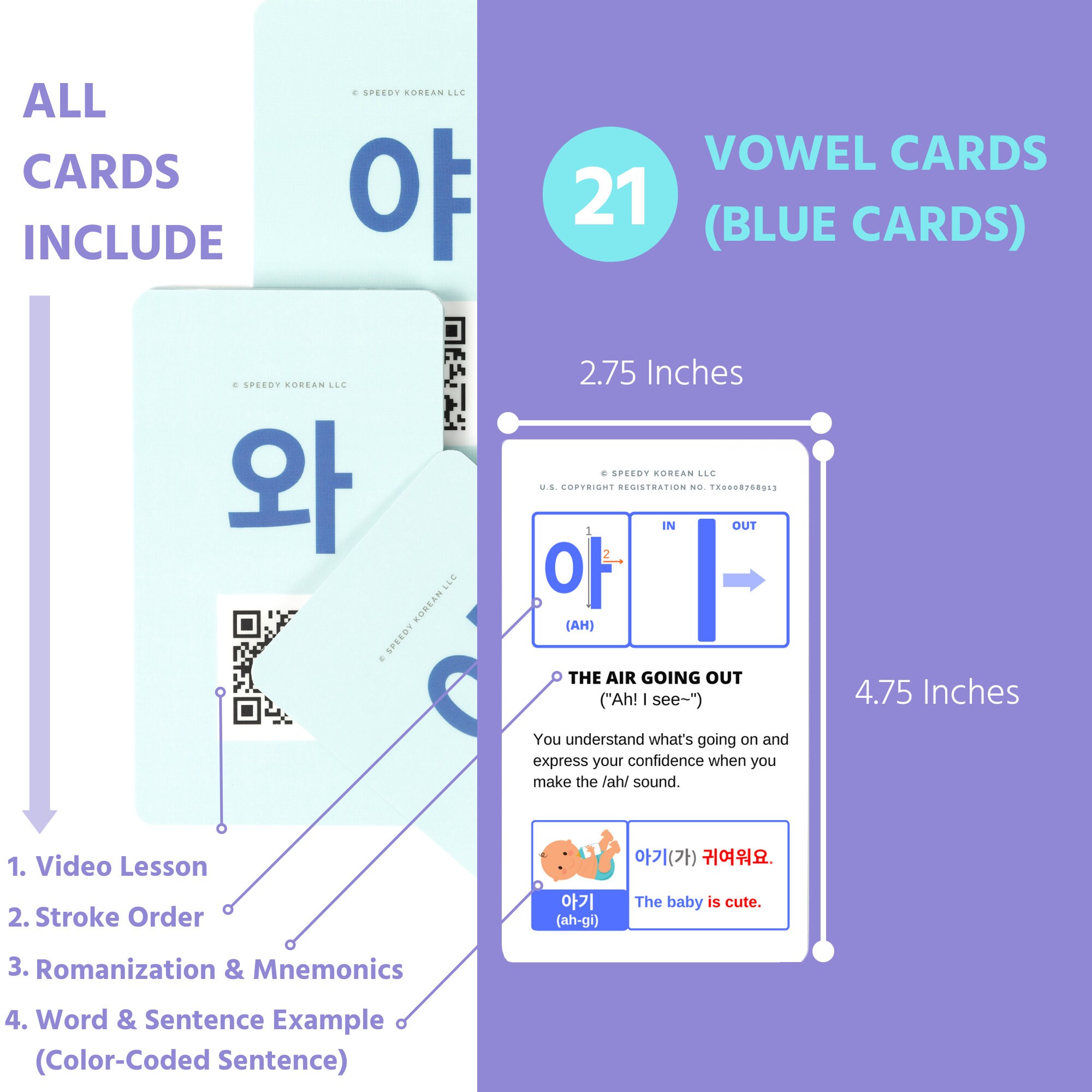 Hangul Korean Flash Cards & 100minute Master Orientation Etsy