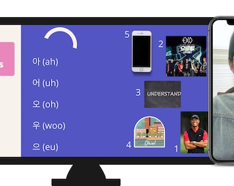 Learn Korean - Master Korean Pronunciation w/ Comprehensive Video Lesson on Vowel Sounds - Printable Slides & Online Quiz Included