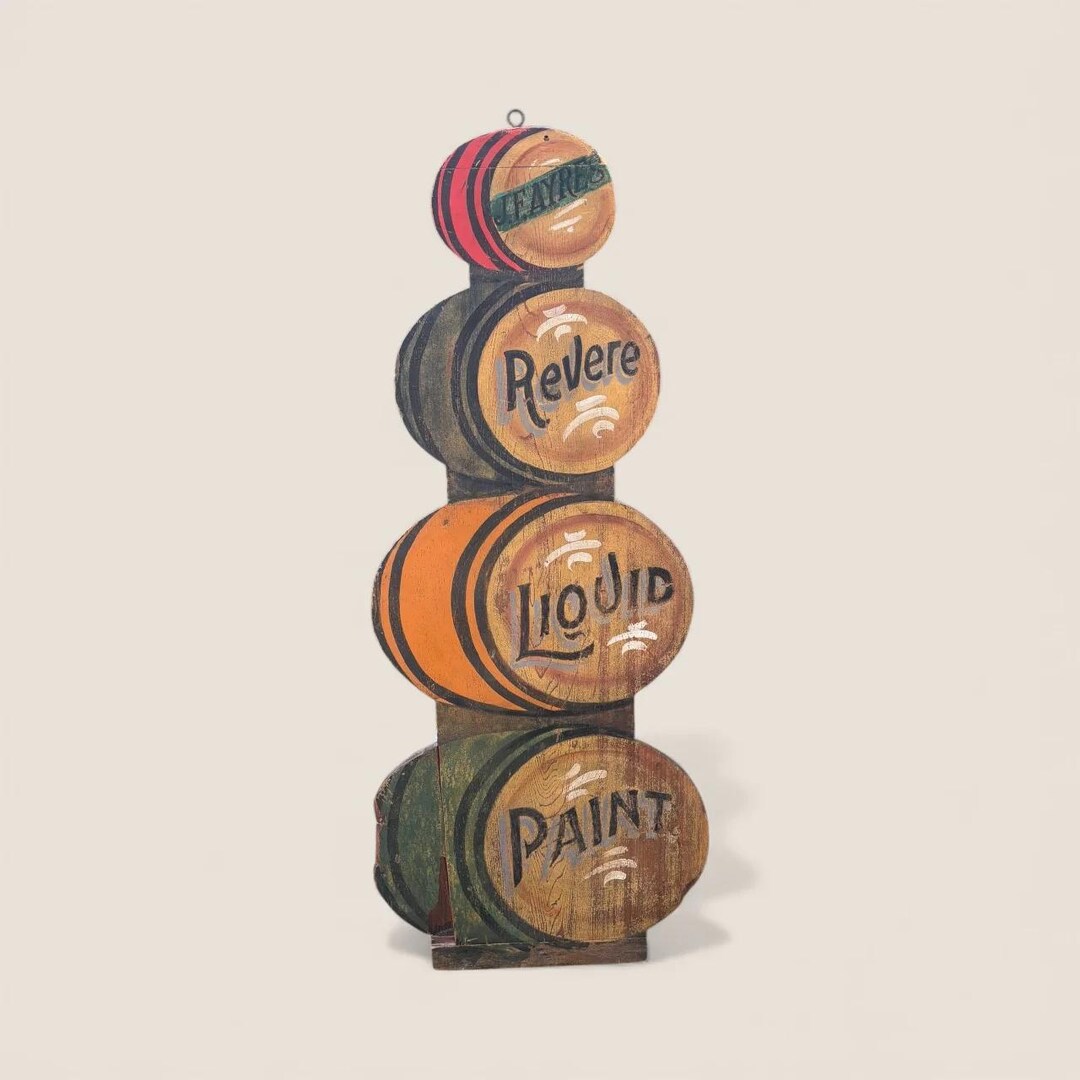 Rare 19th Century Polychrome Paint Decorated Paint Trade Sign - Etsy