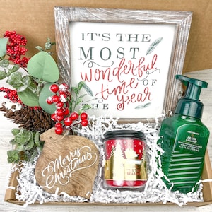 Christmas Gift Box | Holiday Gift Box | Christmas Gift Basket | Teacher Christmas Gifts