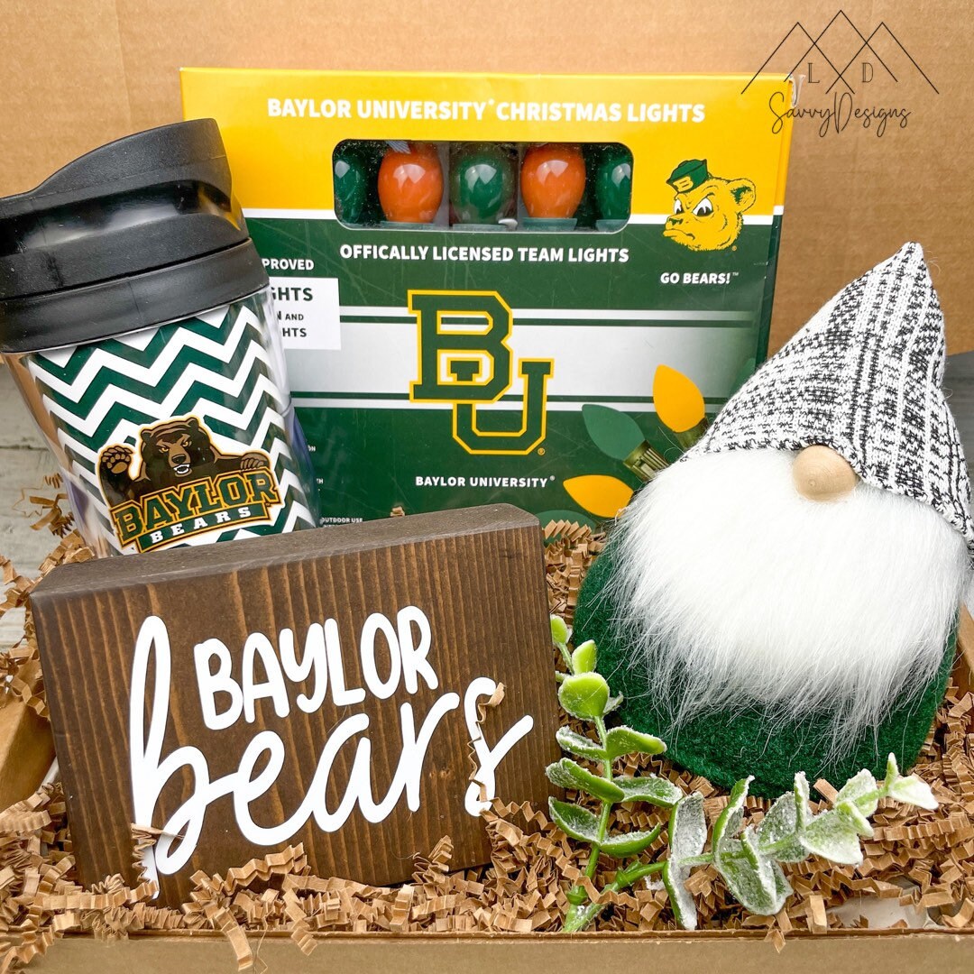 Baylor Bears Holiday Gift Box Etsy
