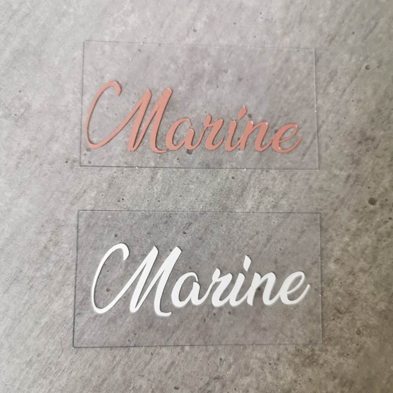 50 Cartes Place Cœur Mariage - Marque-place Verre Blanc - Décoration Fête Anniversaire