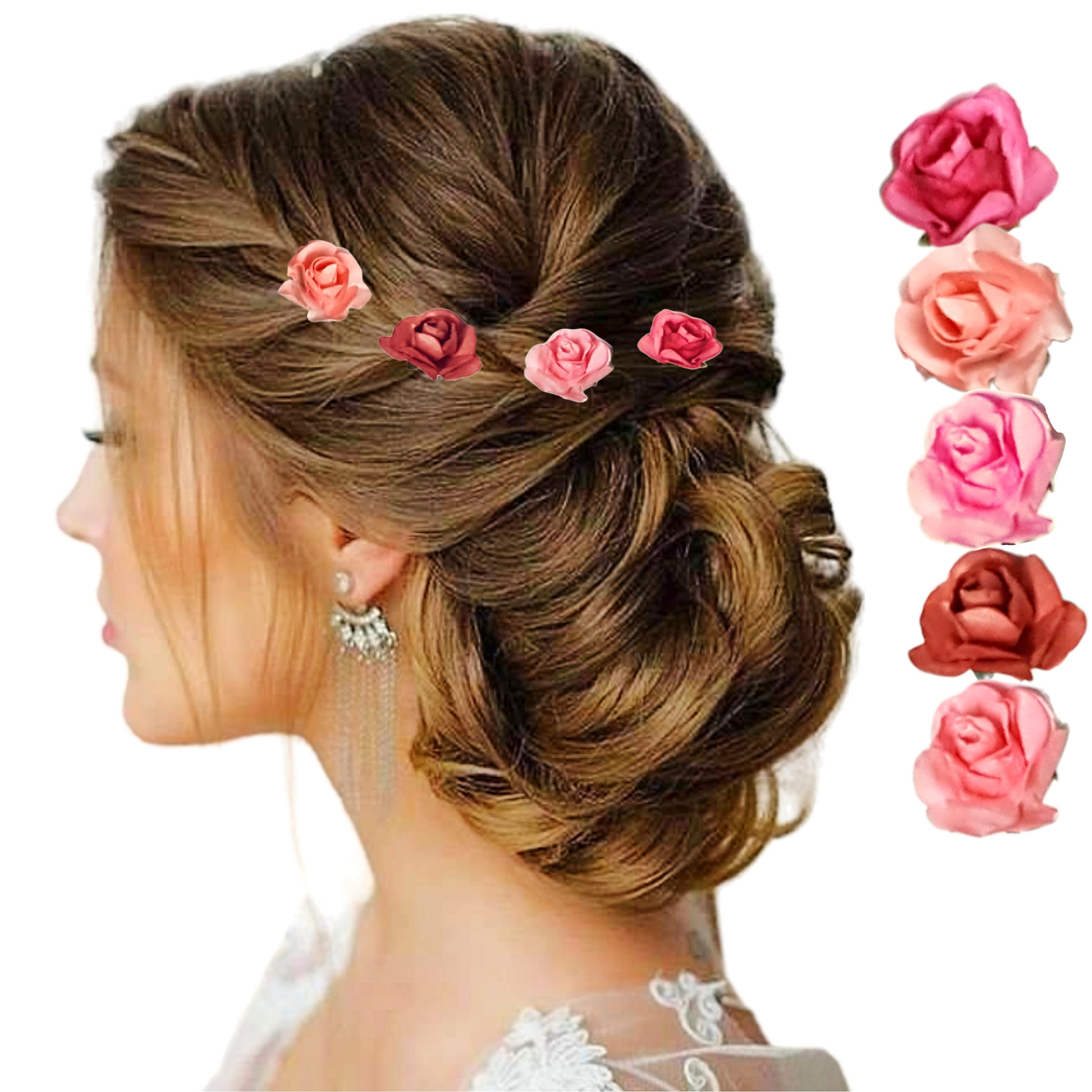 Dusty Rose Flat Iron - Women Hair Accessory Dusty Rose Hair - Etsy main image 3