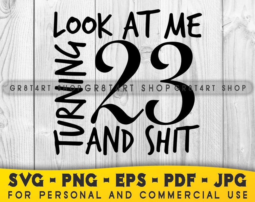 23 jahre geburtstag svg Etsy.de