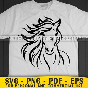 Horse Silhouette Svg, Horse Svg Svg, Horse Svg, Horse Cut File, Horse Head Svg, Horse Vector, Horse Clipart, Horse Girl Svg