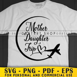 fare ricordi con mia mamma. svg, mama. figlia svg, silhouette svg, cricut cut file svg, madre figlia viaggio clipart, uso commerciale svg