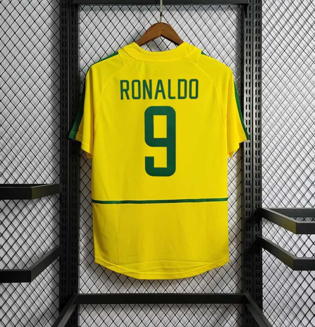 Brazil Ronaldo Retro 2002 Home Jersey - Etsy