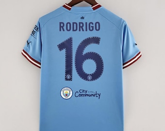 Manchester Rodri 2022 2023 Home Jersey Final