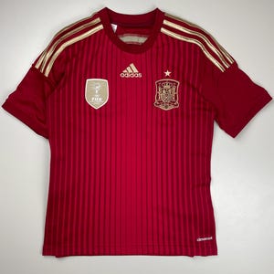 Spain 2013-14 Home Jersey Youth L 164cm Size