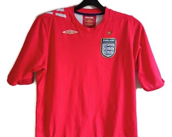 ウェア 90s~ old UMBRO ENGLAND T-shirt uniform Vintage 90s UMBRO England T-shirt / Rare Football Training T