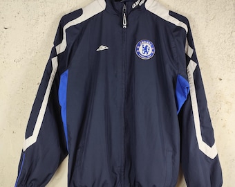 2005-07 Chelsea Umbro Track Jacket Navy Blue Size YXL
