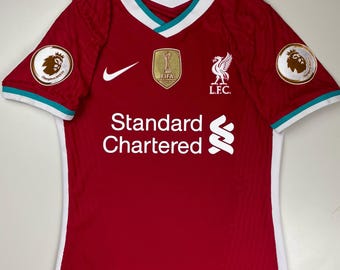 Liverpool FC 2020-21 Player Version Home Jersey Men's S Size