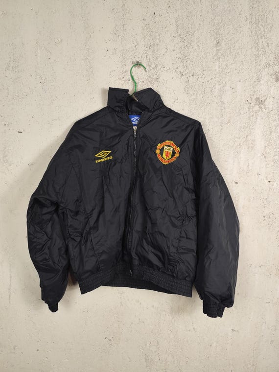 Vintage 1990s Manchester United Umbro Light Jacket Youth L / Adult