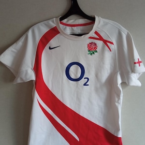 Camiseta Nike da Inglaterra Rugby Union Copa do Mundo de 2007 Sears 10 Jersey