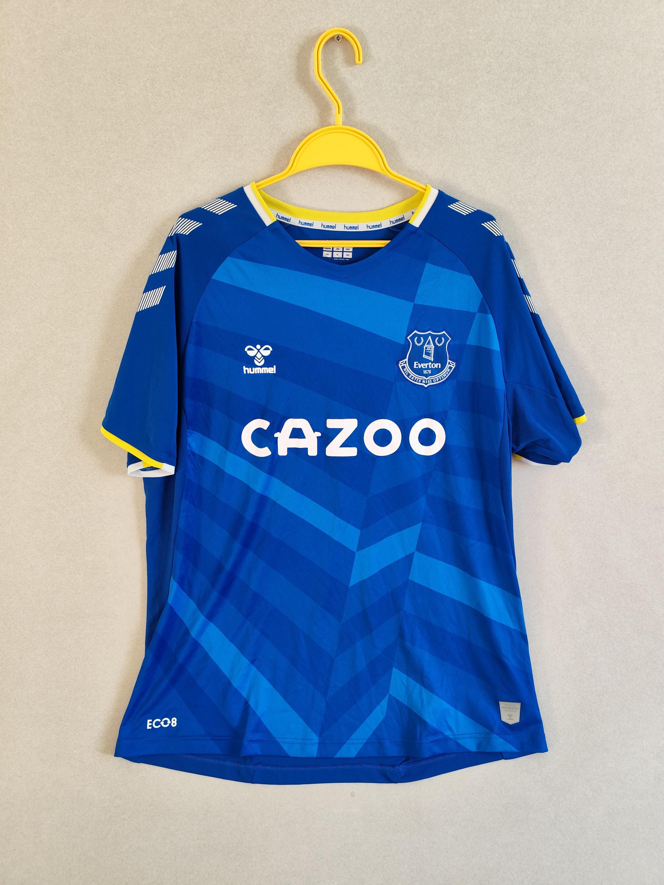 Hummel Everton Home Shirt 2021/22 XXL - Etsy